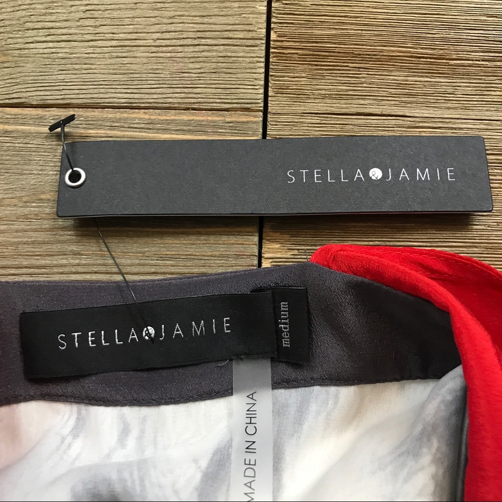 NWT Stella & Jamie Silk Napoli Dress - Picture 5 of 7
